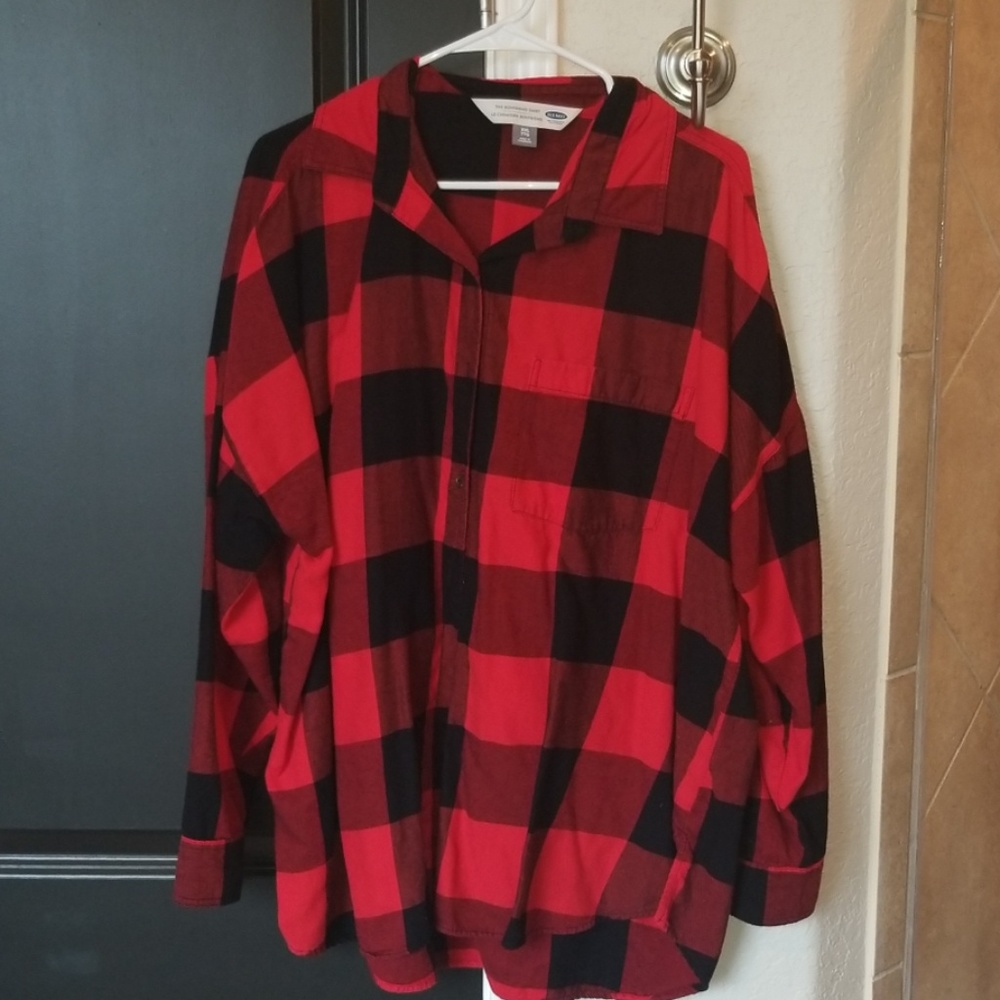 Oversized boyfriend shirt